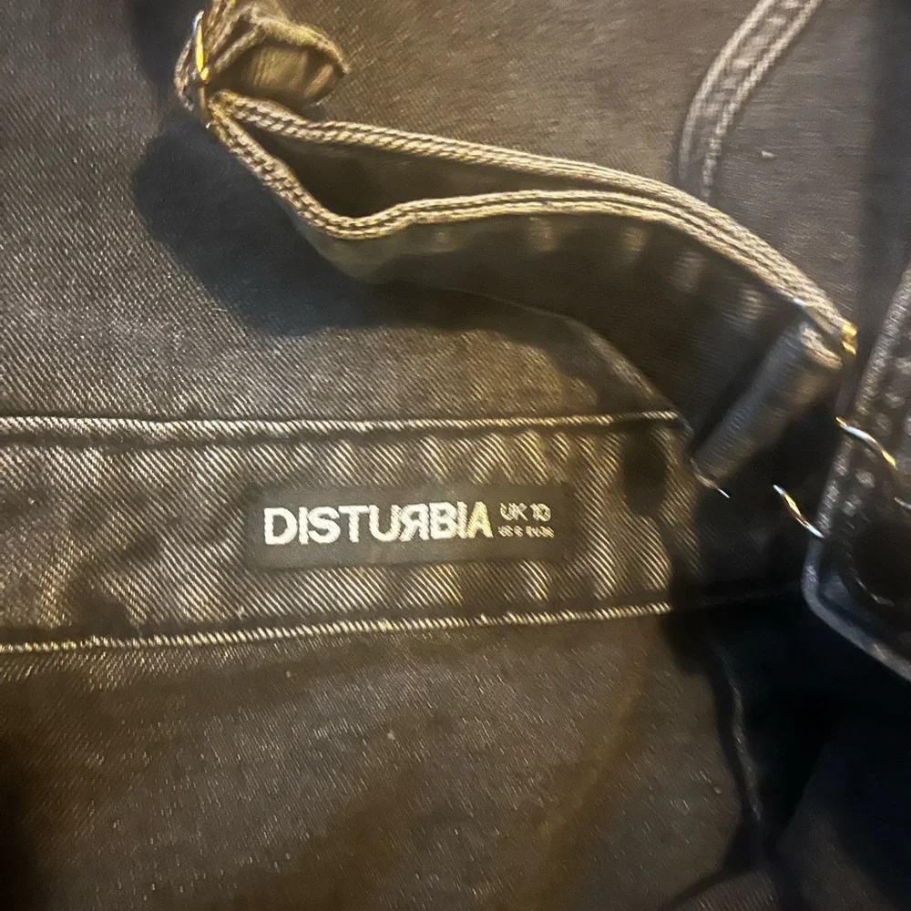 Disturbia Black Embroidered Ouija Overall Dress - Picture 7 of 11